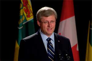 Prime Minister Stephen Harper - Photo by University of Saskatchewan, Flickr  
