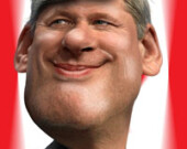 Stephen Harper, premier ministre du Canada  