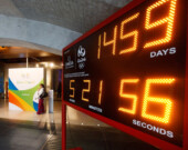 L'horloge du compte à rebours pour les Jeux Olympiques de Rio. Photo par the Department of Culture, Media and Sport, Flickr  