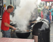 BBQ aficionados will grill up some meat at BBQ on the Bypass on September 16 in Langley. Photo courtesy of BBQ on the Bypass  