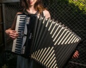 Barbara Adler, organisatrice de l'Accordion Noir Festival. Photo par Tony Hoare  