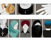 Les symboles religieux sont interdits dans la Charte proposée. | Illustation par le gouvernment de Québec.  