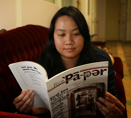 Kristin Cheung, managing editor of Rice Paper. | Photo by Florence Hwang  