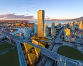 Modélisation du projet architectural Vancouver House.  