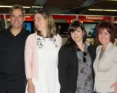 Jacques Dufresne, Julie Carpentier, Marie Villeneuve et Jacqueline Landry : les animateurs et animatrices d’Ici Radio-Canada Colombie-Britannique.  