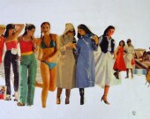 Polly’s Paper Dolls Project by Monique Motut-Firth is one of the many artworks in the Domestic Interventions exhibit that explores domesticity, roles and identity.| Artwork by Monique Motut-Firth.  