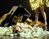 Elaborate dance moves and costumes in Time Machine during the PuSh International Performing Arts Festival | Photo by Chris Randle  