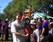 Tatsumi and Chu at the Powell Street Festival in 2007. | Photo courtesy of  Kayoko Tatsumi   
