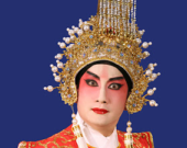 Cantonese opera performer.| Photo by William Ma.  