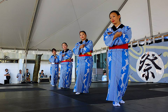 Otowa Ryu Japanese Dancers performing at last year’s Powell Street Fest.| Photo by Noah Photography.  