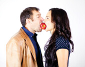 Les acteurs Stefano Giulianetti et Emilie Leclerc. | Photo de Emilie Leclerc  