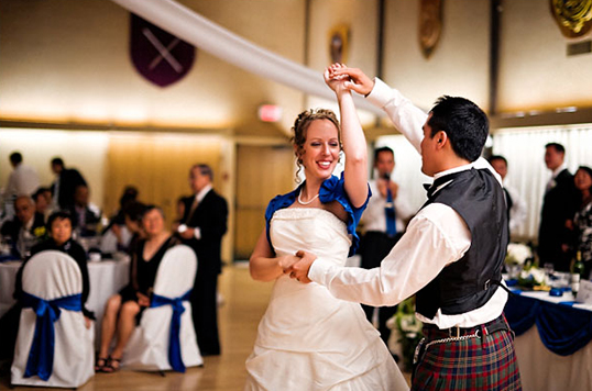 A wedding, Scottish style | Photo courtesy of Scottish Cultural Centre  