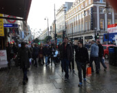Touristes à Londres. | Photos par Pascal Guillon  