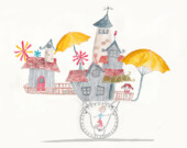 Bike House de Jami Gigot. | Illustration par Jami Gigot  