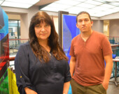 Dr. Marianne Ignace and Khelsilem share their experiences with revitalizing the Squamish Nation adult immersion language program. | Photo by Susan Hancock  