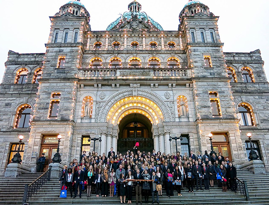 Parlement jeunesse francophone de la C.-B. | Photo de CJFCB  