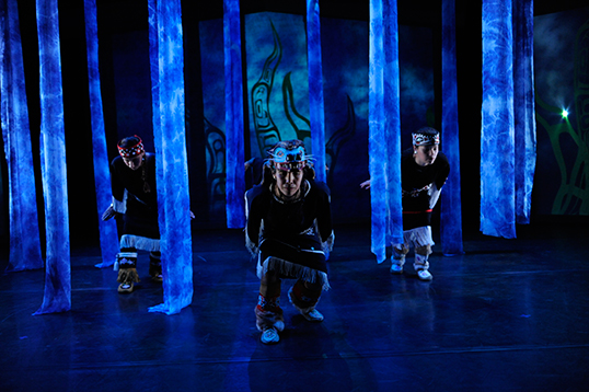 Flicker aims to change stereotypical ideas of First Nations art form.| Photo courtesy of Dancers of Damelahamid
.  