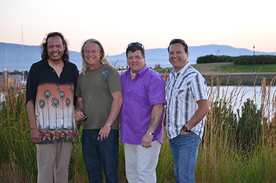 Falcon and his bandmates.| Photo by courtesy of J.P. Falcon Grady.  