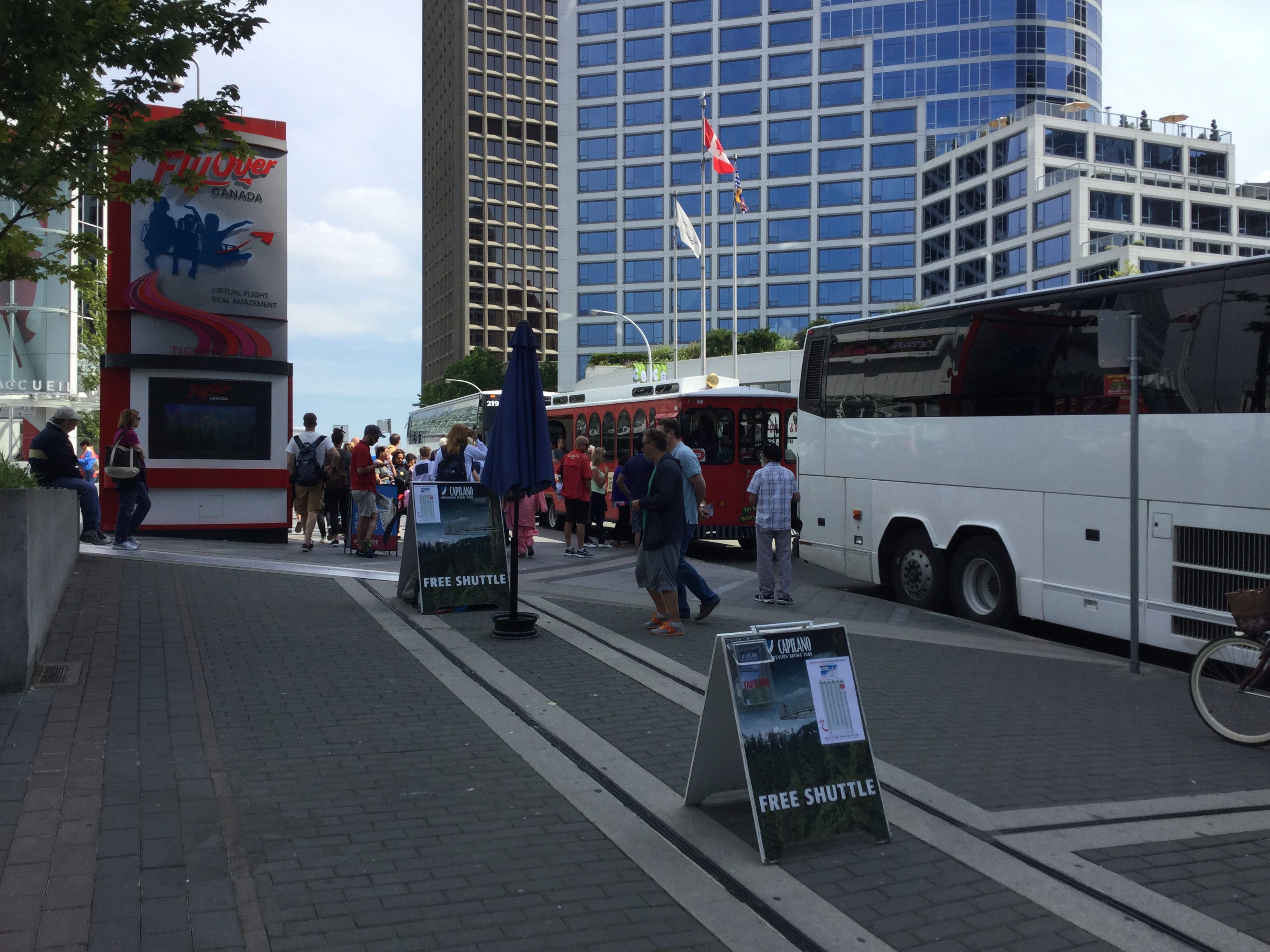 Touristes à Vancouver. | Photo par Pascal Guillon