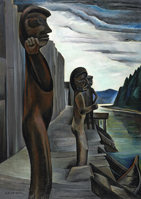 Blunden Harbour Totems par Emily Carr.  