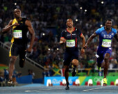 Usain Bolt à Rio.  