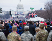 L’assermentation de Donald Trump le 20 janvier à Washington. | Photo de National Guard  
