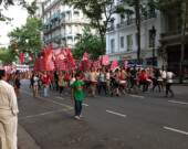 Manifestation à Buenos Aires. | Photo par Pascal Guillon  