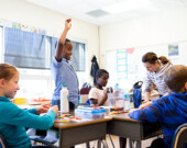 C’est déjà la routine en classe. | Photo du CSF  