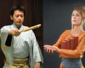 Heather Pawsey and Yamai Tsunao in Komachi Visited.| Photo by Trevan Wong.  