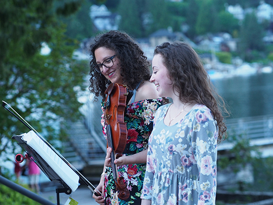 Creative Directors of HEARTBEAT, Gavia Lertzman-Lepofsky (left) 
and Jessica Heaven are using music to bring the community together.| Photo courtesy of Gavia Lertzman-Lepofsky and Jessica Heaven  