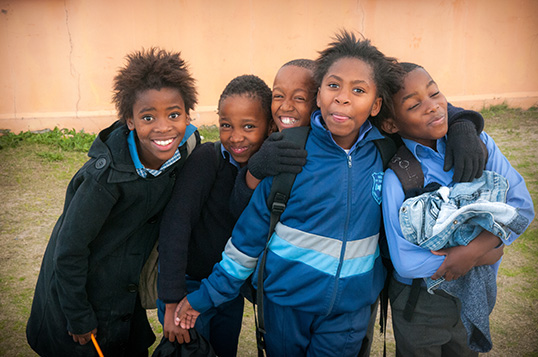 Growing up in Gugulethu Township, South Africa.| Photo courtesy of VSAFF.  