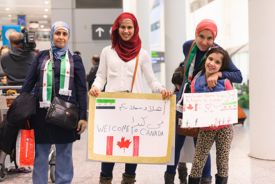 L’accueil des réfugiés à Vancouver.  