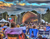 Many gather for Vancouver Folk Music Festival.| Photo courtesy of Jason Rowe, Flickr.   