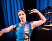 Anita Majumdar will transform from character to character in The Fish Eyes Trilogy.| Photo by Andrew Alexander.