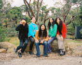 Kykagaku Moyo, a psychedelic band from Japan, lean on collaboration.| Photo by Jamie Wdziekonski.  