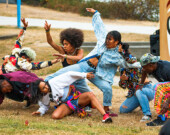 Immigrant Lessons performs at the Vines Festival. | Photo by Sheng Ho  