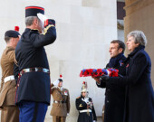 Le président français Emmanuel Macron et la première ministre britannique Theresa May. | Photo du Number 10  
