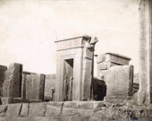 Antoin Sevruguin, Takht-e Jamshid (Persepolis), c. 1880. | Photo courtesy of the collection of Azita Bina and Elmar W. Seibel  