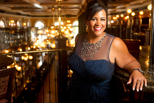 Maureen Washington, jazz singer.| Photo by Paul Jacobs.  