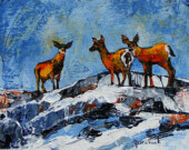 The View by Christine Yurchuk, one of the artworks on exhibit at Positively Petite.| Photo courtesy of Place des arts.  