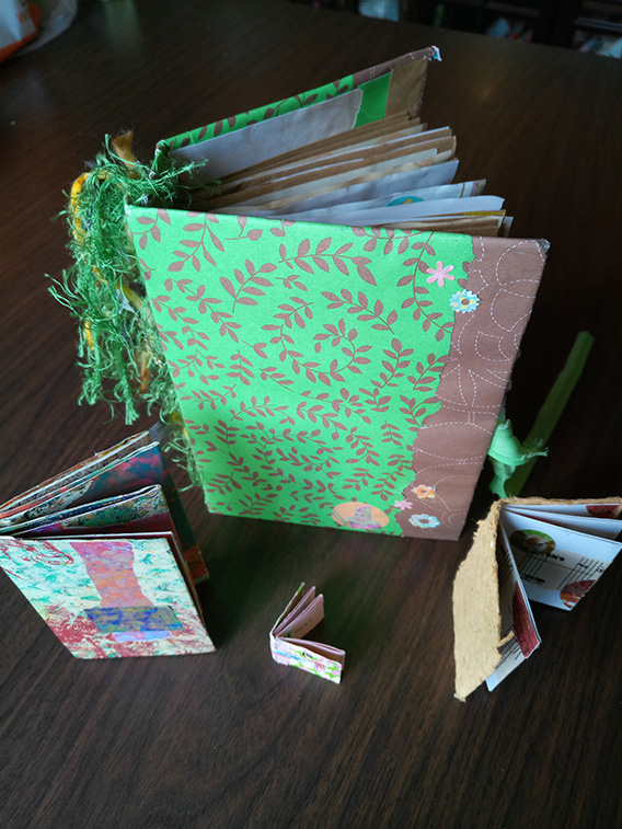 A book created in one of Dawn Livera’s workshops. | Photo courtesy of Dawn Livera   