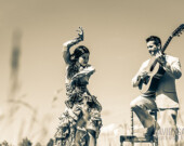 Marilu Vallejo et Mario Sota se concentrent plus sur la musique du flamenco avec leur spectacle Tapaito. | Photo par David Issac  