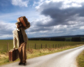 En route vers le Canada.  