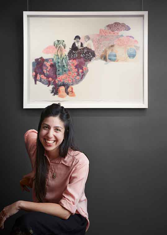 Sara Khan, somewhere between reality and fantasy.| Photo by Laara Cerman.  