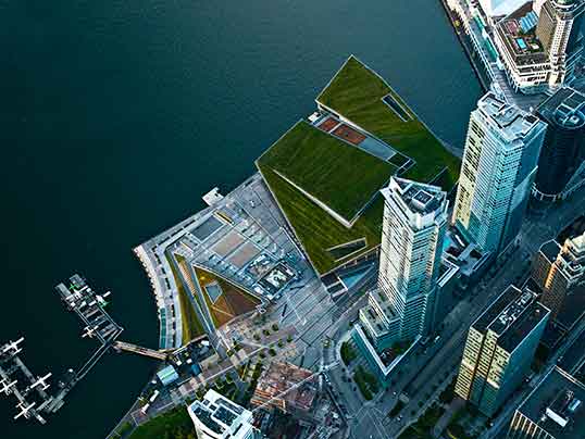 Shaw Tower and Fairmont Pacific Rim Hotel. | Photo courtesy of James Cheng   