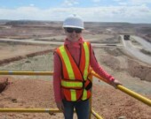 Nadja Kunz works to improve water sustainability practices  
the mining industry. | Photo courtesy of Nadja Kunz  