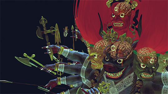 Lu Yang, Still from Wrathful King Kong Core, 2011 | Photo courtesy of Lu Yang  