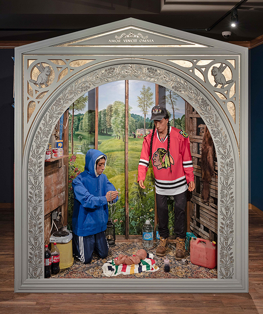 Nativity Scene by Kent Monkman | Photo courtesy of MOA  