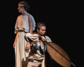 Playthings at Edmonton Fringe Festival 2019. Performers Elizabeth Young and Nathania Bernabe | Photo by April MacKillins Photography  