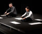 Le duo formé d’Aaron Graham et Julia Chien, des talentueux percussionistes locaux. | Photo de Music on Main  